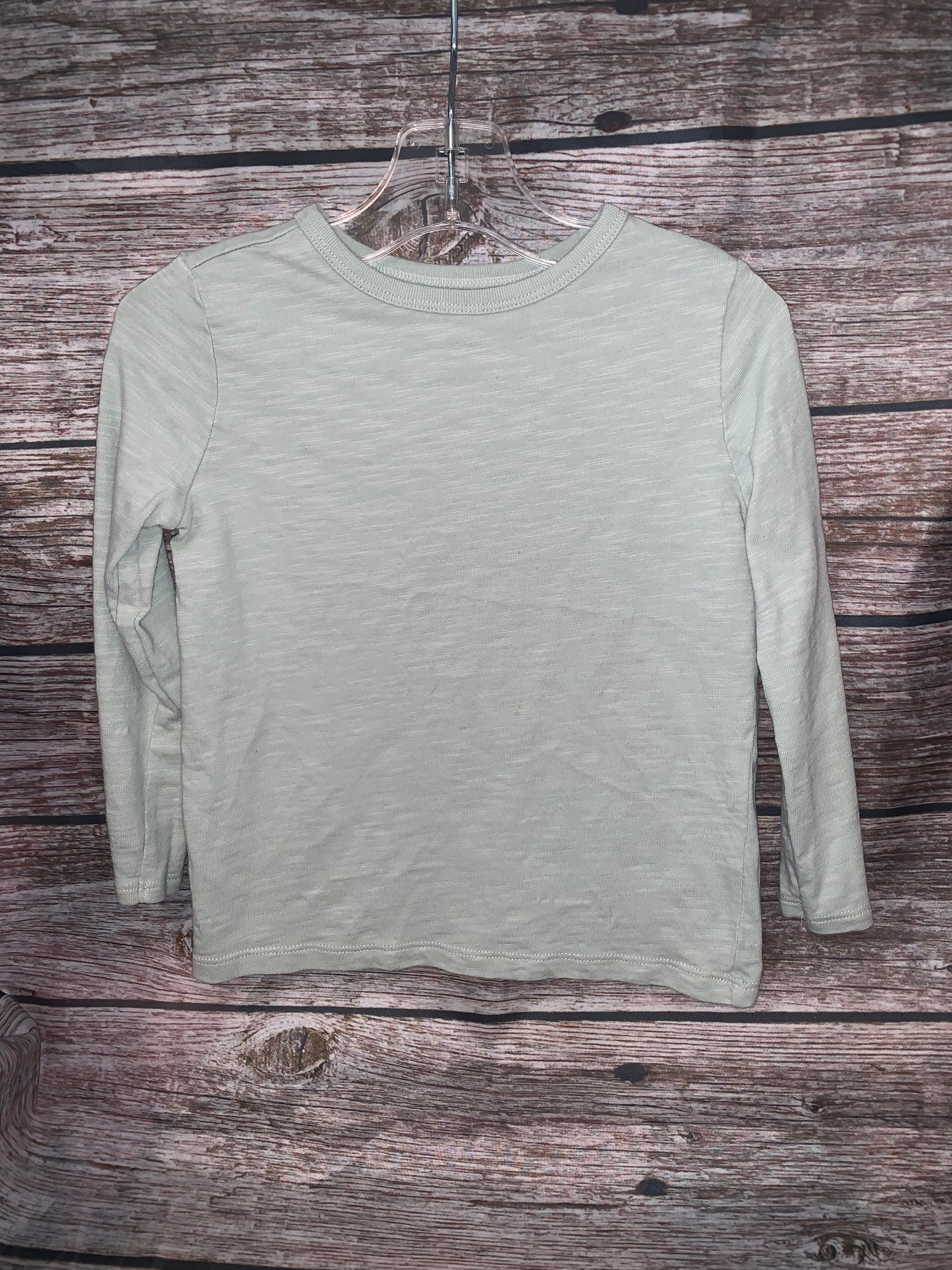 Little Co. Girls Lettuce Edge Dress & Boys Long Sleeve Tee
