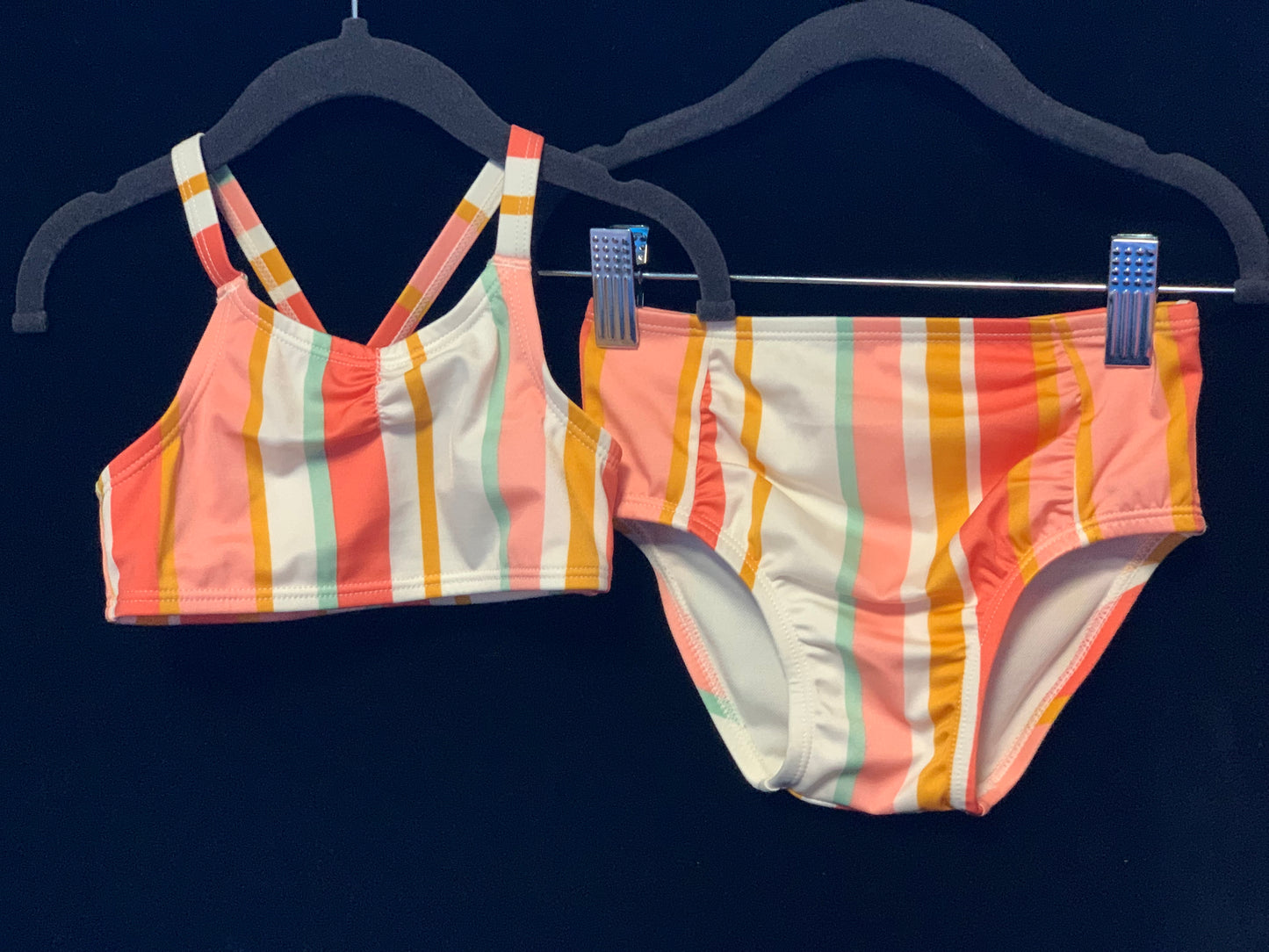 Cat & Jack Cabana Striped Girls 2 Pcs