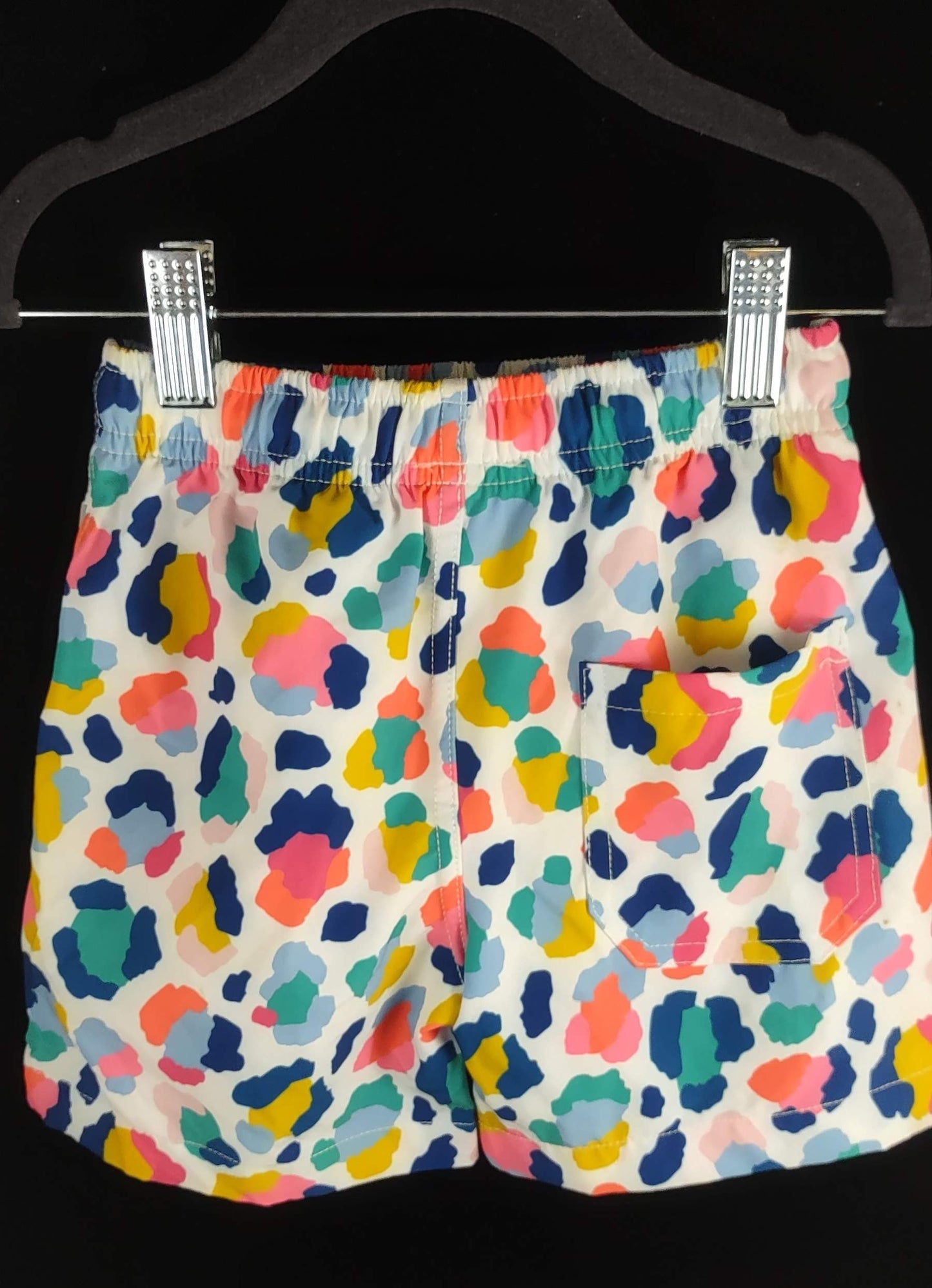 MLL & MM 5 Piece Set White & Navy Technicolor Leopard for Girl & Boy