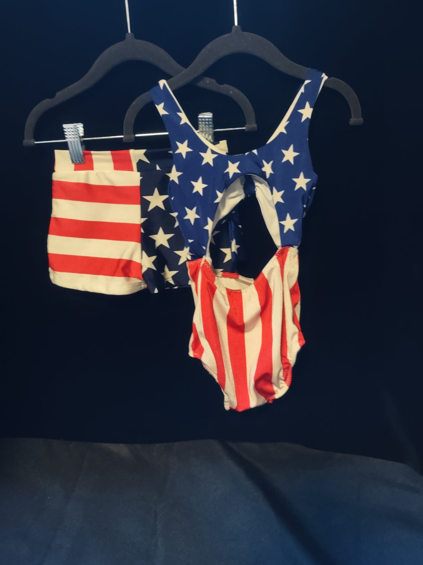 Khloe Jean Girls Flag 1pc & Boys Flag Trunks