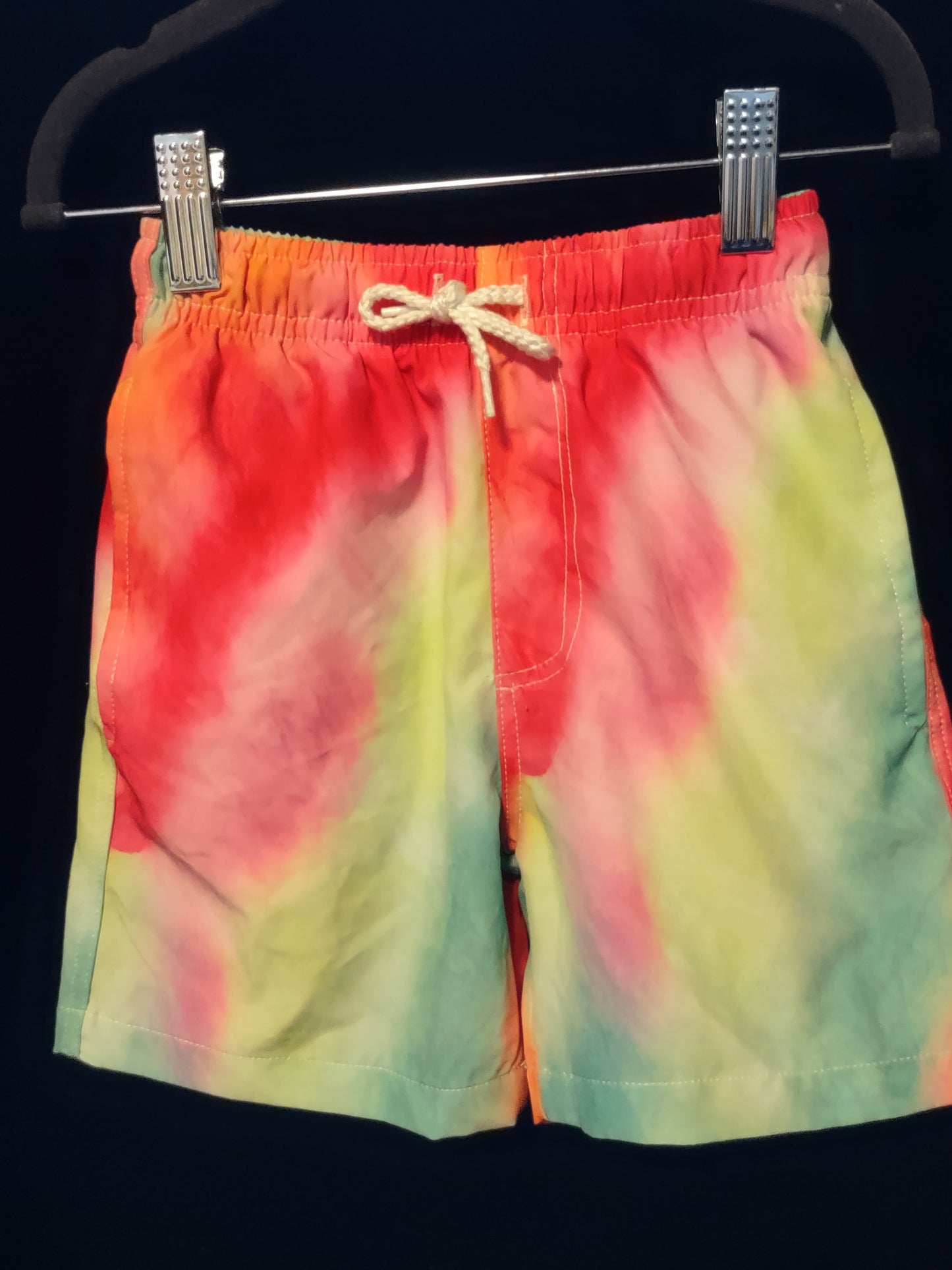 MLL & MM Summer Tie-Dye Ruffle-Accent 1 Piece & Boys Matching Trunks