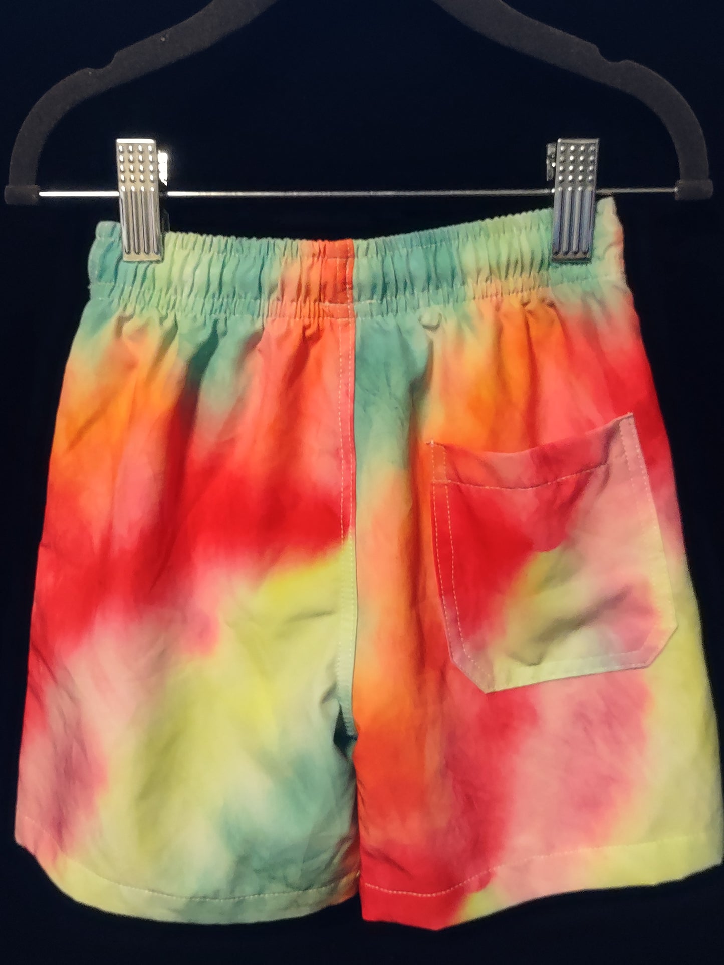 MLL & MM Summer Tie-Dye Ruffle-Accent 1 Piece & Boys Matching Trunks