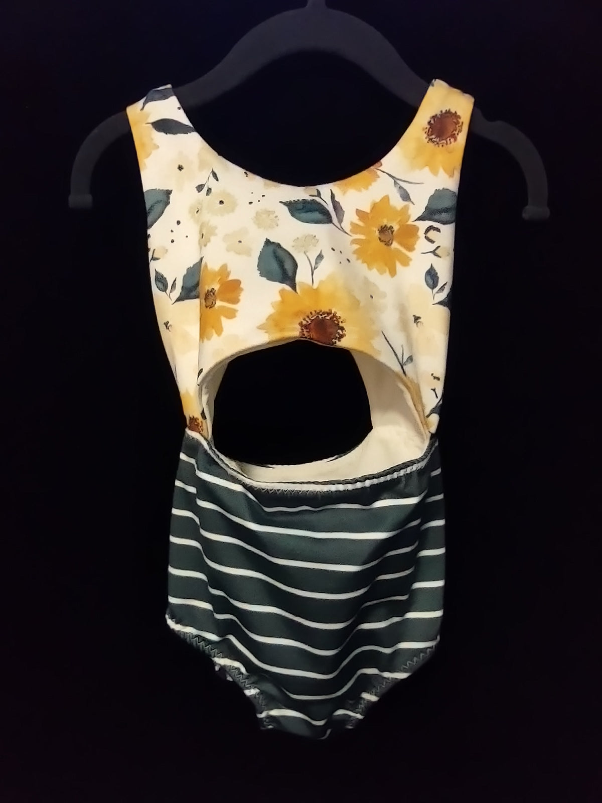 Khloe Jean Sunflower & Boys Navy Stripe Swim Briefs