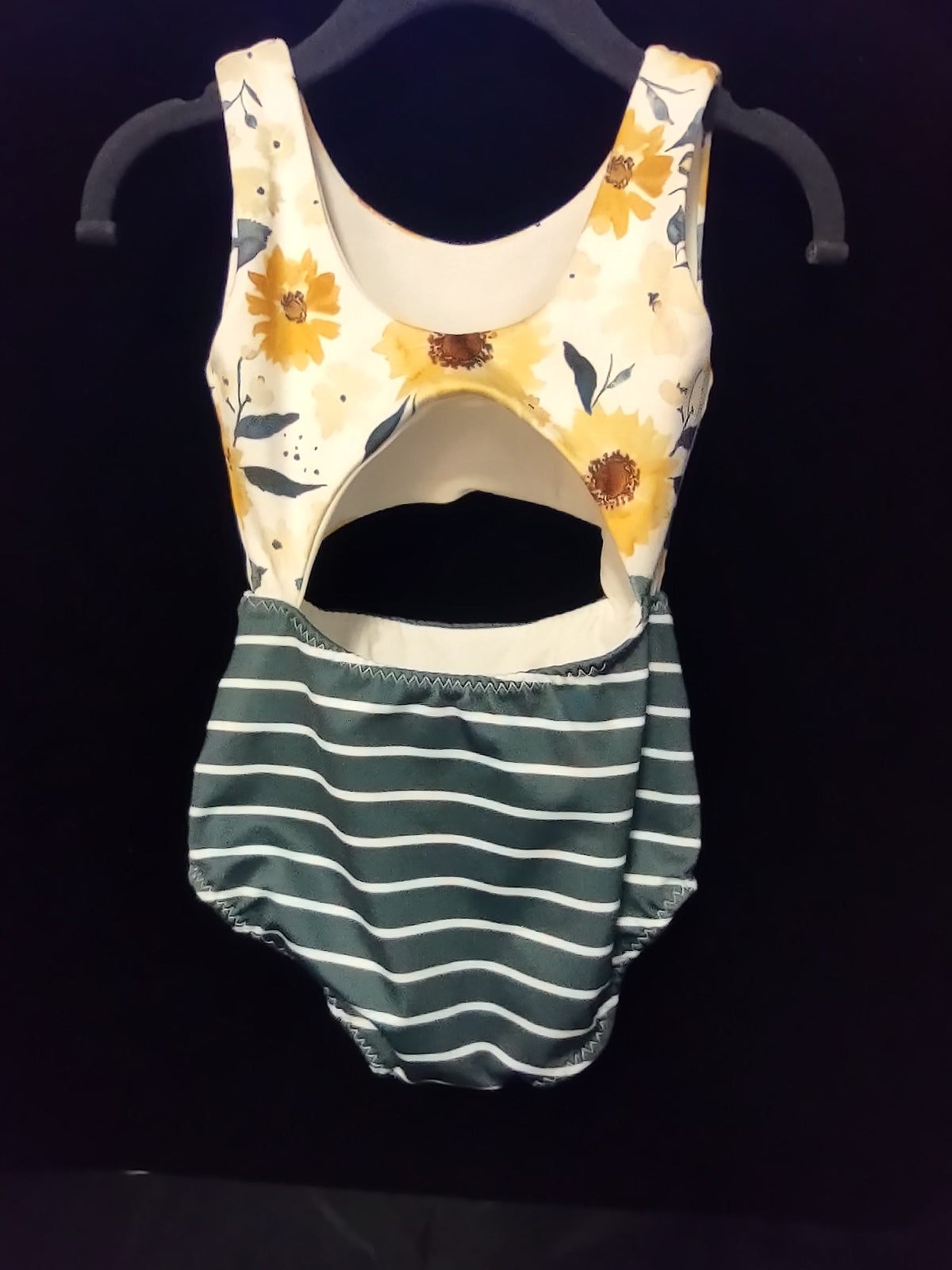 Khloe Jean Sunflower & Boys Navy Stripe Swim Briefs