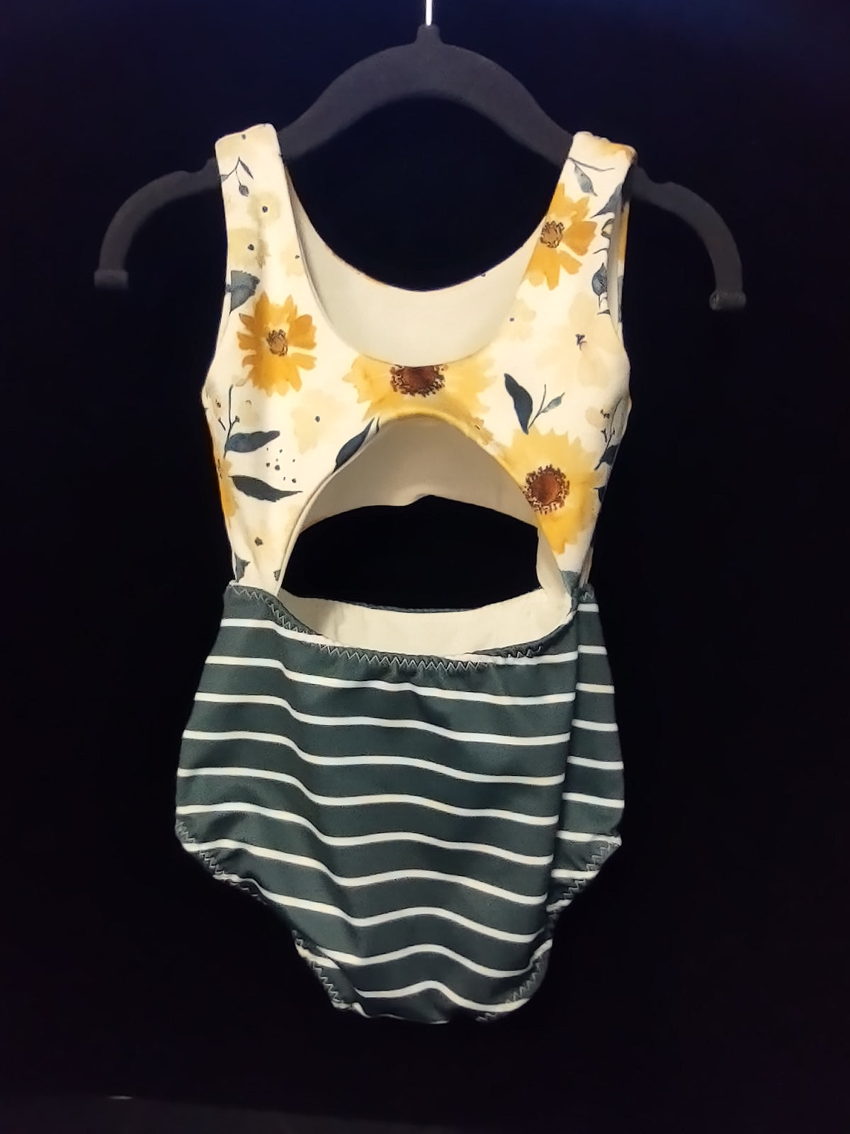 Khloe Jean Sunflower & Boys Navy Stripe Swim Briefs