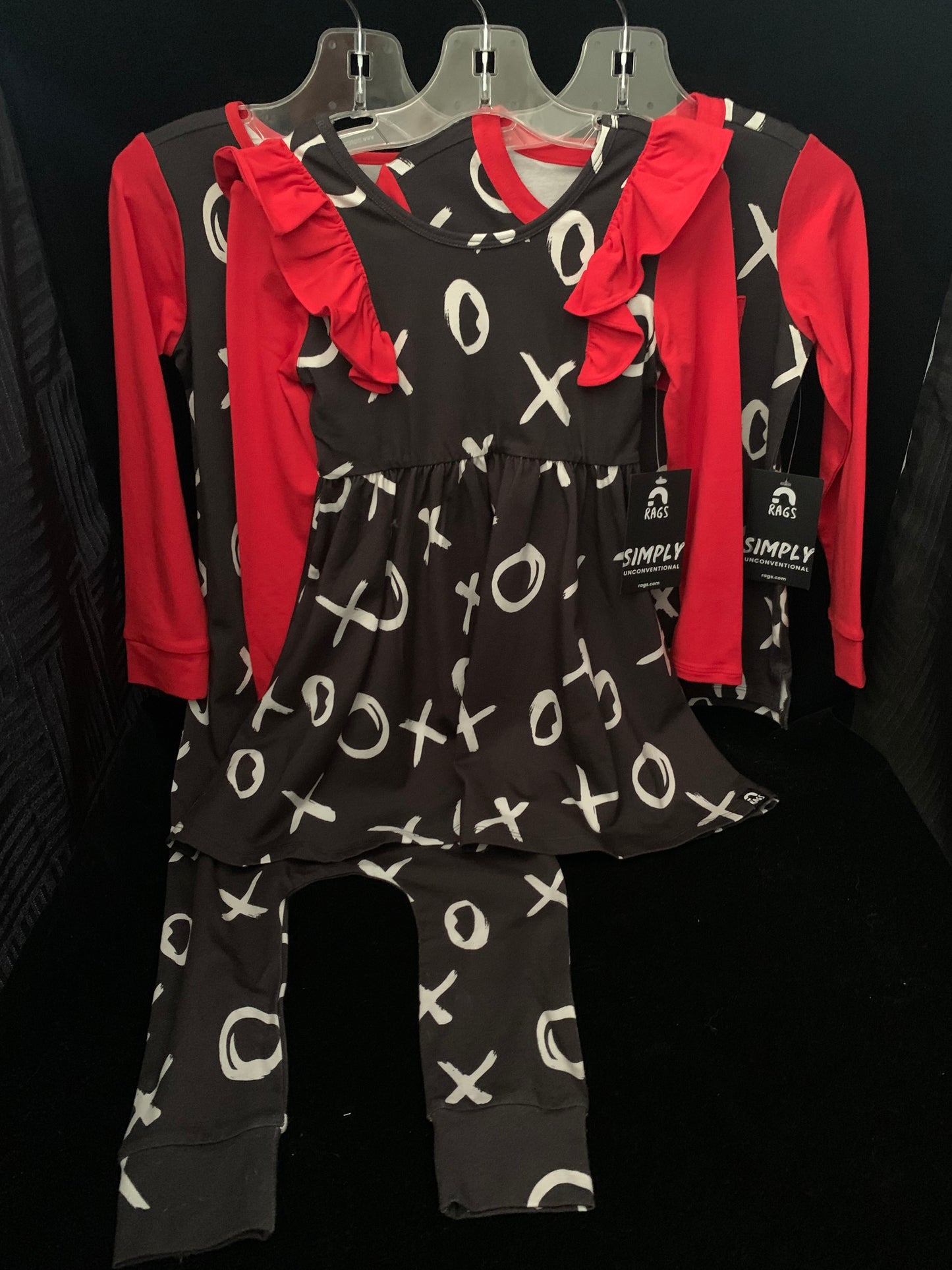 Rags 3 pcs Love & Kisses Girl & Boys Set