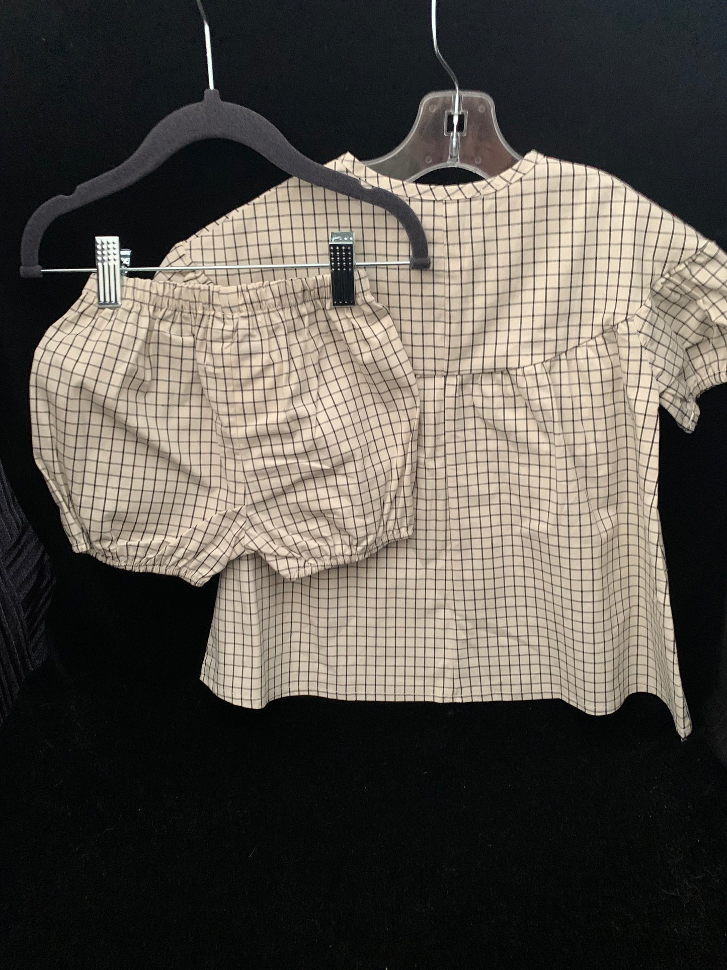 TIOR 3 Pcs Girl & Boy Shirts & 1 Short Set