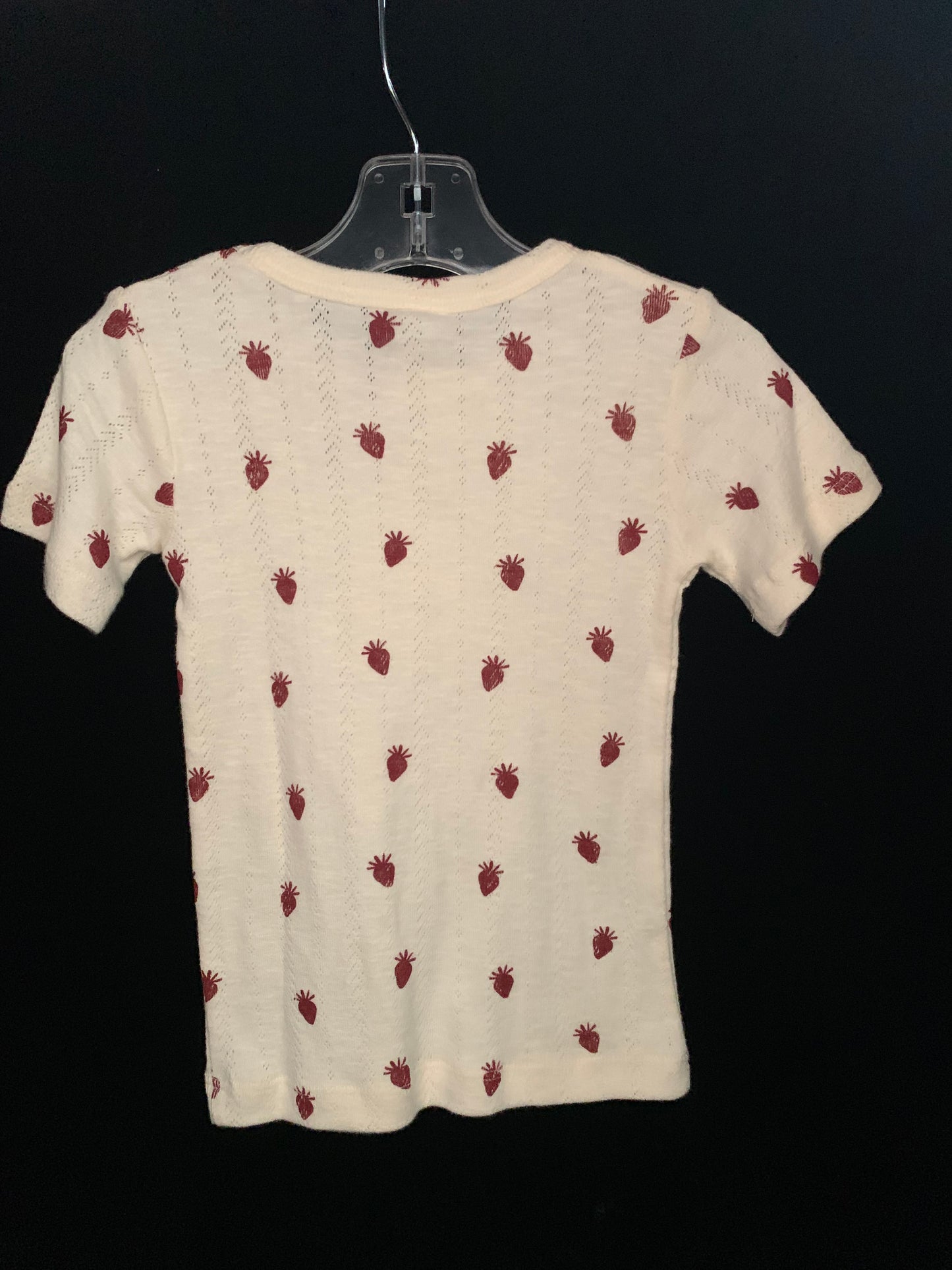 Kate Quinn Strawberry Pointelle Girls Bloomer & Boys Shirt