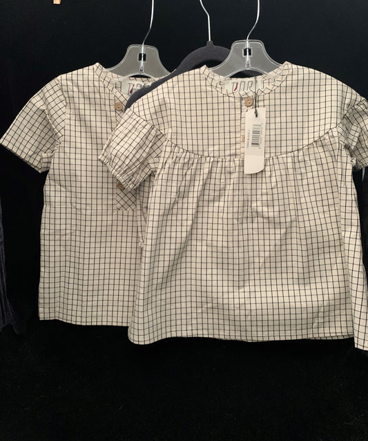 TIOR 3 Pcs Girl & Boy Shirts & 1 Short Set